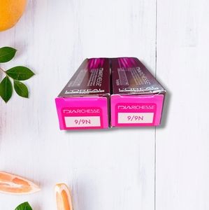 L'Oreal Professionnel DIARichesse 2 Tubes Ammonia-Free 9/9N Very Light Blonde